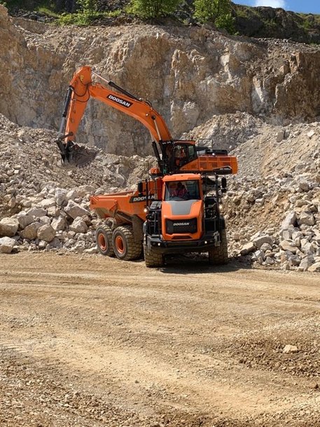 Doosan Demos and Displays New Products at Hillhead 2022